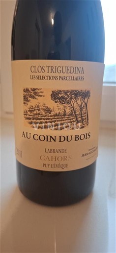 Sud-Ouest Cahors Clos Triguedina Au Coin du Bois Non Millésimé