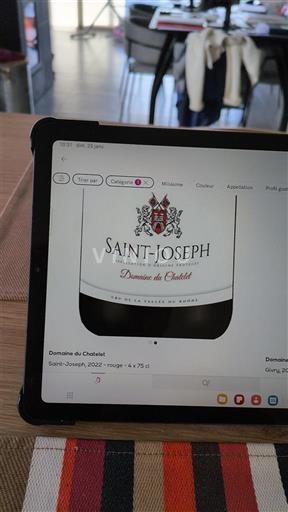 Rhône Valley Saint Joseph Domaine Châtelet 2022