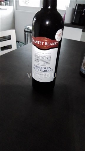 Bordeaux Puisseguin-Saint-Émilion Chantet Blanet Ei vuosikertaa