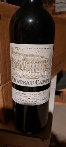 Bordo Сент-Емилион Гранд Кру Grand Cru Château Capet 2015