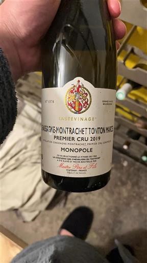 Bourgondië Chassagne-Montrachet Premier Cru Mestre Père et Fils Tonton Marcel 2019
