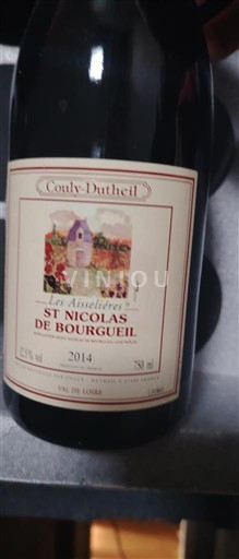 Thung lũng sông Loire Saint-Nicolas-De-Bourgueil Couly-Dutheil Les Moulins 2014