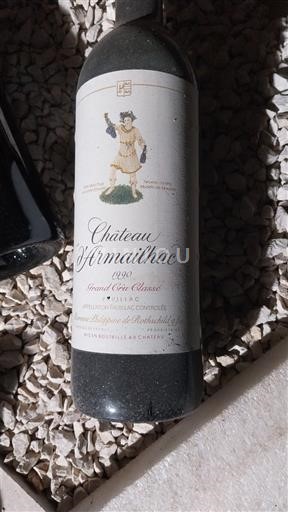 Bordeaux Pauillac Grand Cru Château Armailhac 1990