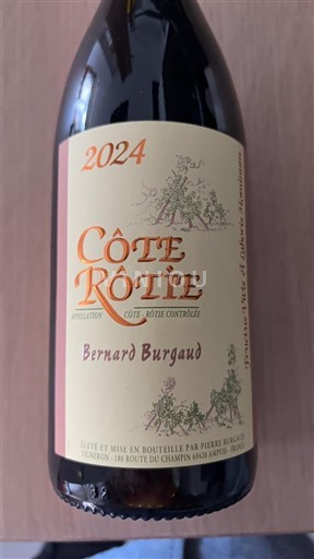 Rhônen laakso Côte-rôtie Bernard Burgaud 2024