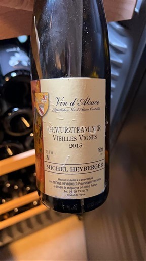Alsacia Michel Heyberger Vieilles Vignes 2015