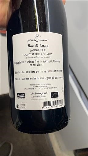 Burgundi Saint-Aubin Mas de Bertrand Roc & Lune 2021