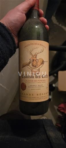 Bordeaux Lalande-de-Pomerol Château S Cerfs Grande Réserve 1997