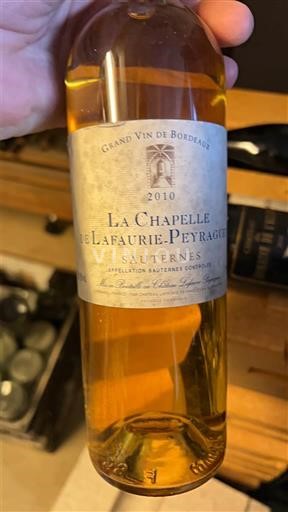 Бордо Сотерн Lafaurie-Peyraguey La Chapelle de Lafaurie-Peyraguey 2010
