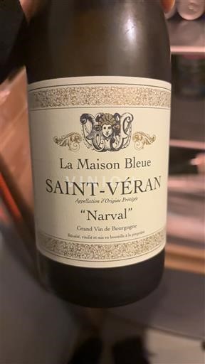 Borgogna Saint-Véran La Maison Bleue Narval 2024