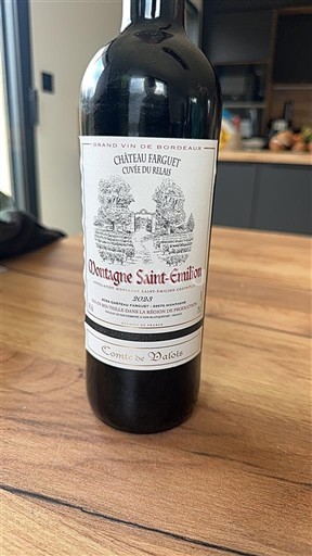 Bordeaux Montagne-Saint-Émilion Château Farguet du Relief 2022