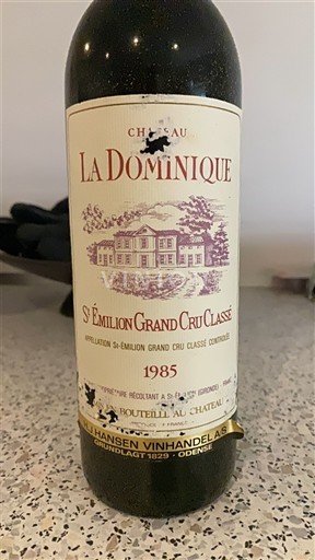 Bordeaux Saint-Émilion Grand Cru Château La Dominique 1985