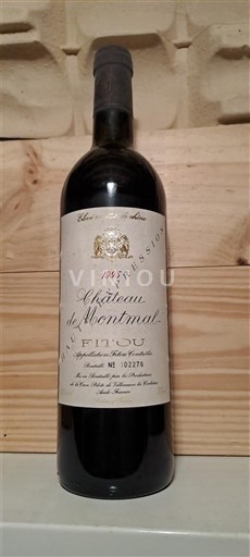 Bordeaux Blaye Château Montmat 1995