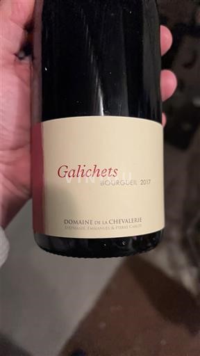Dolina Loare Bourgueil Domaine La Chevalerie Galichets 2017