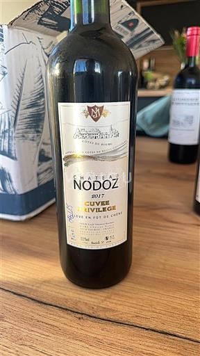 Bordeaux Bordeaux superiore Château Nodoz Privilège 2017