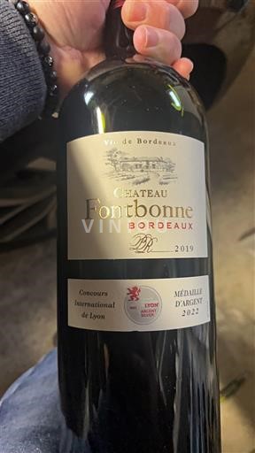 Bordeaux Château Fontbonne 2019