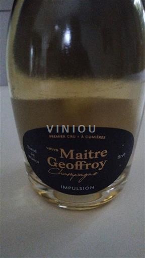 Champagne Premier Cru Veuve Maître Geoffroy Impulsion Non Millésimé