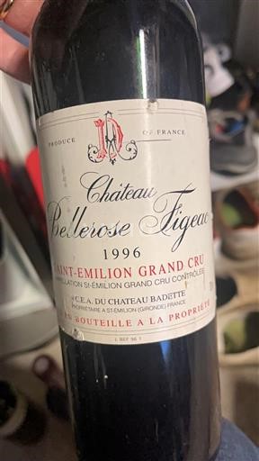 Bordeaux Saint-Émilion Grand Cru Grand Cru Château Bellerose Figeac 1996