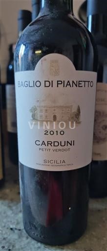 Sicilia Baglio di Pianetto Carduni 2010