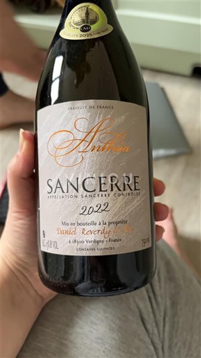 Vallée de la Loire Sancerre Daniel Reverdy Anthea 2022