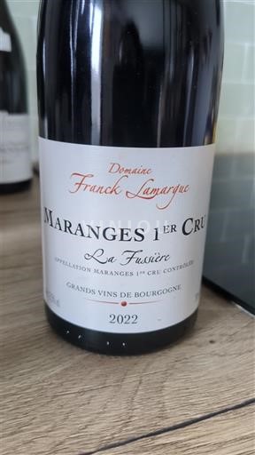 Borgogna Maranges Premier Cru Domaine Franck Lamargue La Fussière 2022
