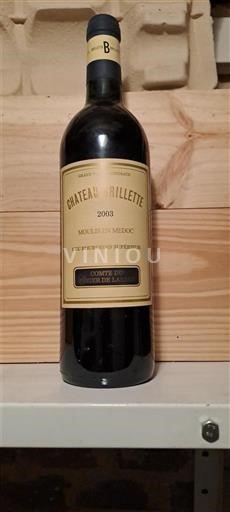 Bordeaux Moulis-en-Médoc Château Grillette 2003