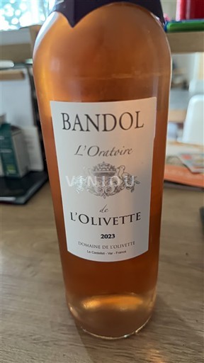 Provence Bandol Domaine L'Olivette L'Oratoire 2023
