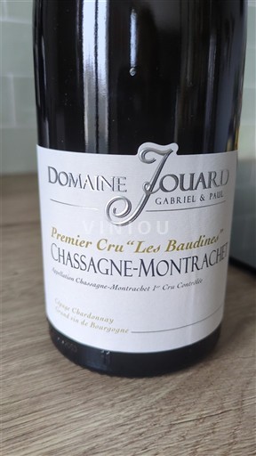 Burgundi Chassagne-Montrachet Premier Cru Domaine Jouard Premier Cru Les Baudines 2023
