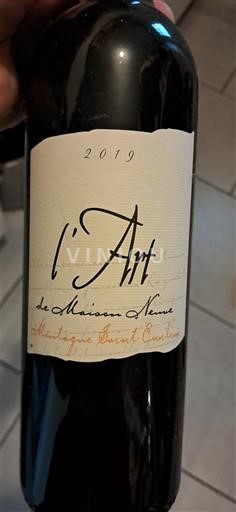 Bordeaux Montagne-Saint-Émilion Maison Neuve l'Art 2019