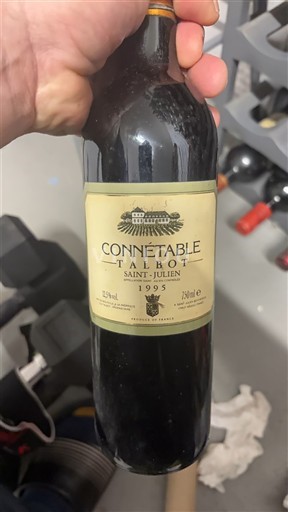 Bordeaux Saint-Julien Château Talbot Connétable Talbot 1995