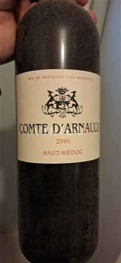 Bordeaux Haut-Médoc Comte d'Arnauld 2010