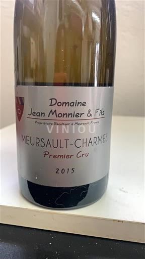 Burgundi Määrittelemätön Premier Cru Domaine Jean Monnier & Fils 2015