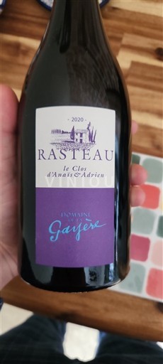 Rhône Valley Rasteau Domaine La Gayère Le Clos d'Anaïs & Adrien 2020