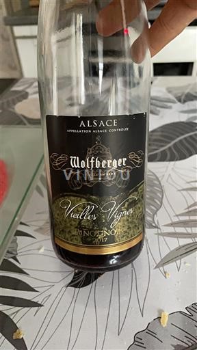 Elsass Wolfberger Vieilles Vignes Pinot Noir 2017