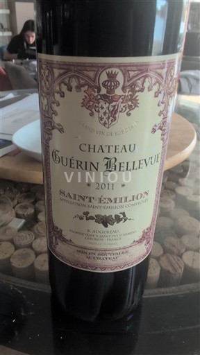 Bordeaux Saint-Émilion Château Guérin Bellevue 2011