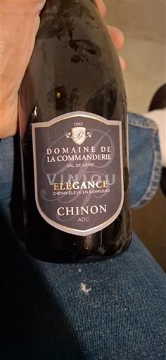 Loire Valley Chinon Domaine La Commanderie Élégance 2019