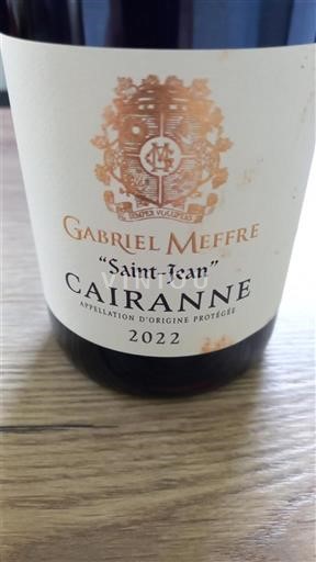 Vallée du Rhône Cairanne Gabriel Meffre Saint-Jean 2022