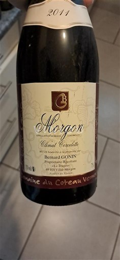 Beaujolais Morgon Domaine Coteau Vercelliti Climat Corcelette 2011