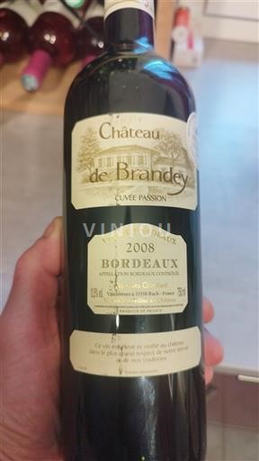 Bordeaux Château Brandey Passion 2008
