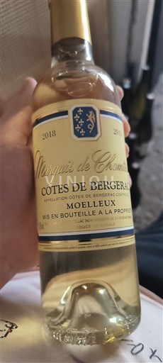 Zuidwest-Frankrijk Côtes-de-Bergerac Marquis de Chamterac 2018