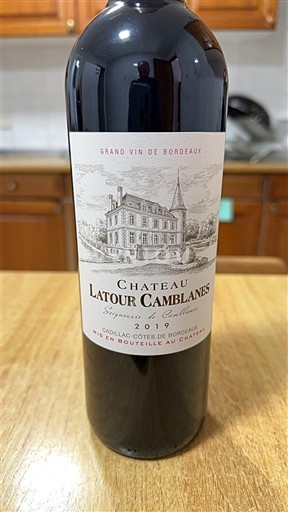 Bordeaux Cadillac-côtes-de-bordeaux Château Latour Camblanes Signature du Château 2019