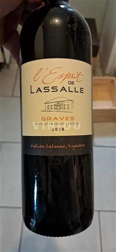 Bordeaux Graves Lassalle L'Esprit de Lassalle 2018