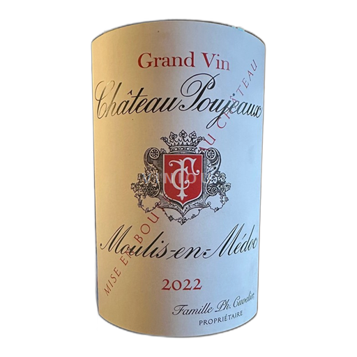 Bordeaux Château Poujeaux moulis en medoc 2022 2022
