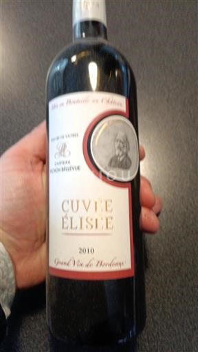 Bordeaux Château Moncon Bellevue Élise 2010