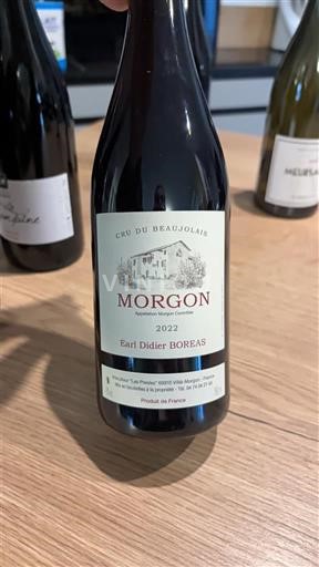 Beaujolais Morgon Earl Didier Boreas 2022