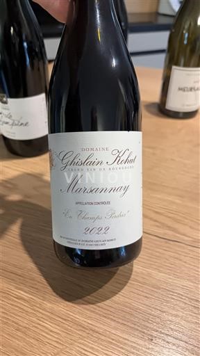Bourgogne Marsannay Domaine Ghislain Kohut Les Champs Perdrix 2022