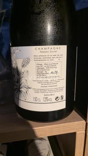 Šampanja Šampanjec Frédéric Savart 2014