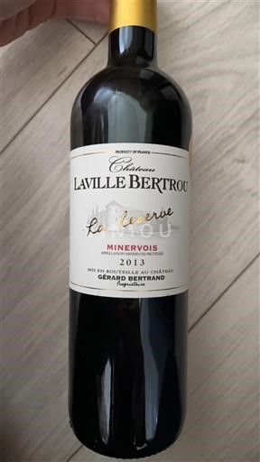 Linguadoca Minervois Château Laville Bertrou La Réserve 2013