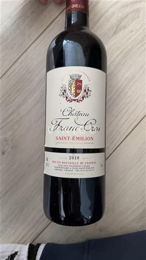 Bordeaux Saint-Émilion Château Franc Cos 2010