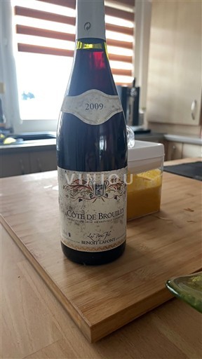 Beaujolais Côte-de-brouilly Benoit Lafont Le Peu Tôt 2009
