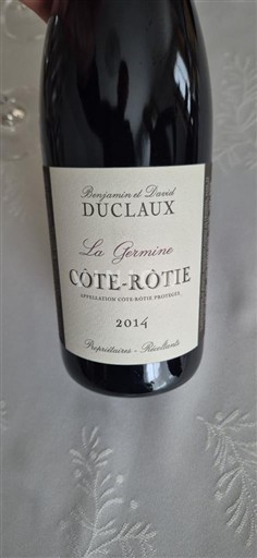 Valle del Ródano Côte-rôtie Duclaux La Germine 2014